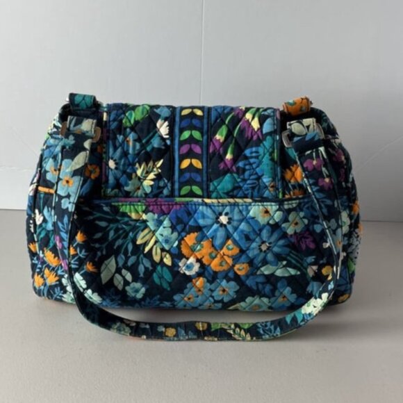 Vera Bradley Midnight Blues Floral Quilted Shoulder Bag - Picture 2 of 9
